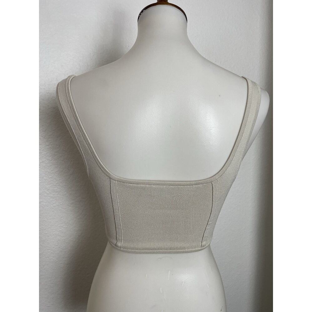 Aritzia Babaton Tank Top Natalie Sculpt Bustier Corset Romantic Coquette - Picture 4 of 8